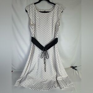 Danny & Nicole Polkadot Midi Dress - 16